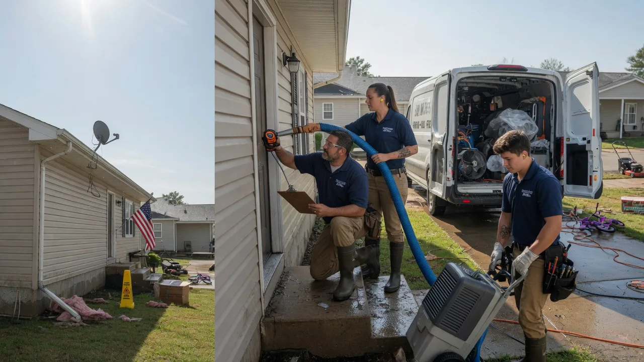 Ceiling Water Damage Restoration in Woodbury, NJ near me